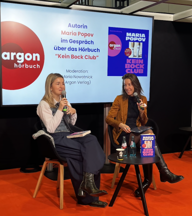Maria Popov auf der Frankfurter Buchmesse 2025